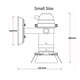 thumbnail image 5 of Lámpara de techo vintage Foco E27 Foco industrial Lámpara de pared/techo Lámpara colgante de metal ajustable (fija), 5 of 5
