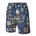 thumbnail image 4 of Balery Marine Nautical Traje de Baño Estilo Hawaiano para Hombre, Shorts de Secado Rápido con Bolsillos-3X-Large, 4 of 6