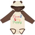 thumbnail image 3 of Inktastic Poppy Grandkids Handprints Boys or Girls Long Sleeve Baby Bodysuit, 3 of 5