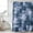 Blue, variant on Pink Ombre Shower Curtain, Waterproof Shower Curtains for Bathroom, Gradient Abstract Art Vintage Washable Fabric Bathtub Curtain Set Bath Decor with 12 Hooks Standard 72"x72"