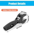thumbnail image 2 of Ratchet Pipe Cutter, Copper Pipe Cutter, Adjustable Ratcheting Tubing Cutter 5/16" to 11/8", 2 in 1 Close Quarters Tube Compact Cutter, Ratchet-Type Pipe Cutting Tool for Copper, Aluminum, PVC Hoses, 2 of 8
