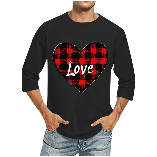 Blusas y camisas de manga larga con cuello redondo para hombre, blusa informal con cuello redondo y manga corta, blusa estampada de poliéster para hombre.