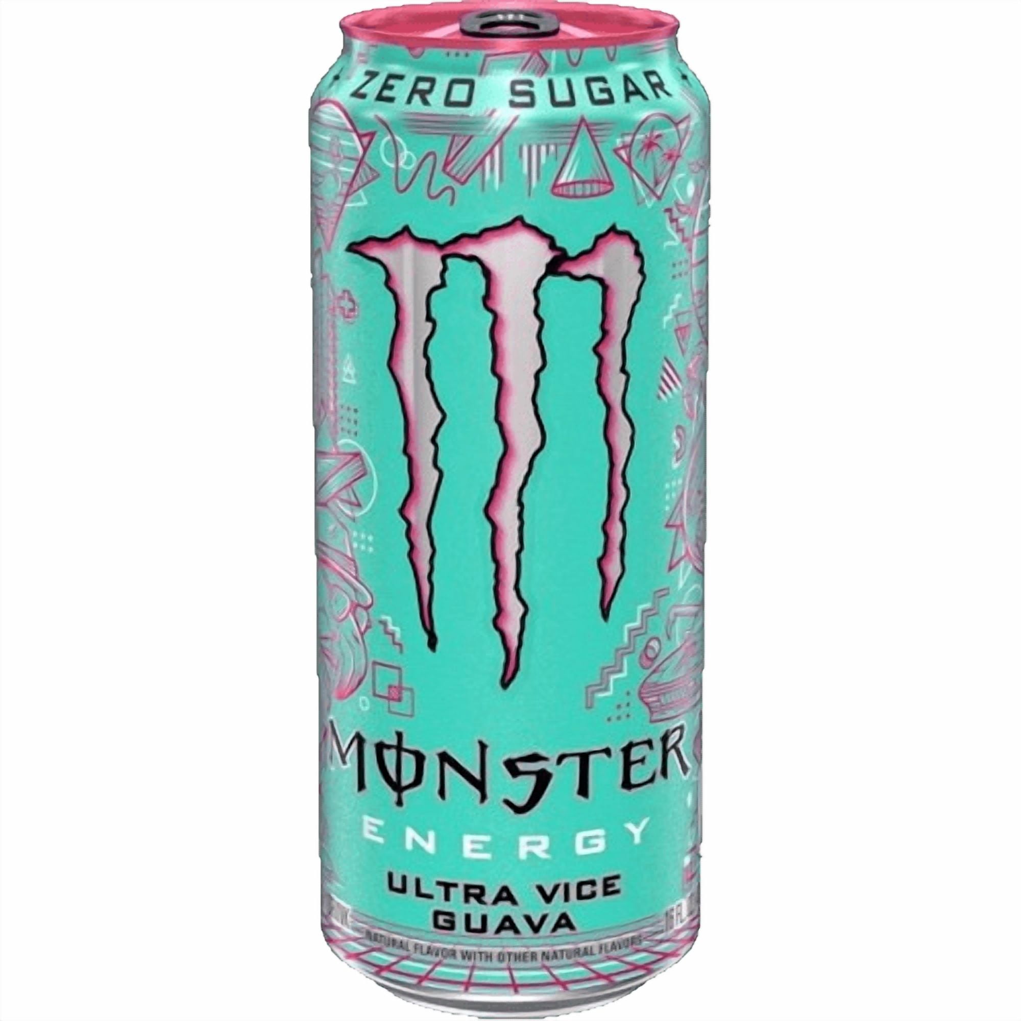 Monster Energy Ultra Variety Pack, 16 ounce(Pack of 2) Blue Hawaiian, Vice Guava