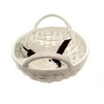 Tabletop CERAMIC BREAD BASKET W/ TOWEL Ceramic Gather Family 1004260106