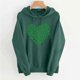 thumbnail image 3 of Uootdi Oversized St Patricks Day Hooded Sweatshirts for Women Irish Saint Pattys Shamrock Crewneck Long Sleeve Shirts Holiday Trendy Pullover Tops Gift, 3 of 6