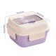 thumbnail image 3 of Aparatos de cocina, accesorios de cocina, utensilios de cocina, lonchera Bento de 800 ml para niños, loncheras para adultos, a prueba de fugas, aptas para microondas, loncheras de plástico., 3 of 6