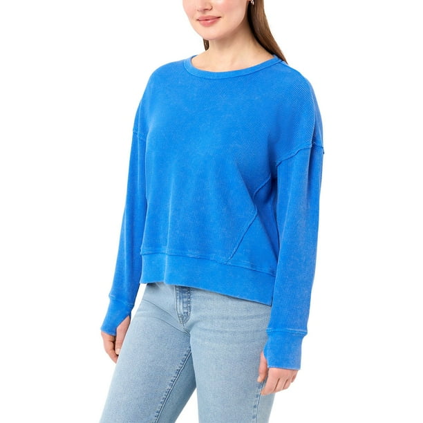 トップス FCRB TECH WAFFLE TEAM CREWNECK TOP Seven7 Women's Long Sleeve Waffle Crewneck Top - Samsclub.com