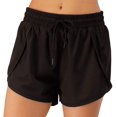 thumbnail image 2 of Pantalones cortos deportivos para correr para mujer Pantalones cortos de yoga para gimnasio atlético de entrenamiento de secado rápido de doble capa $ Pantalones cortos de entrenam, 2 of 5