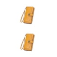 thumbnail image 3 of Sonducket Cartera de lujo para mujer, monedero de PU de cera de aceite de estilo Vintage, tarjetero hueco para mujer de gran capacidad, bolso Amarillo 2piezas, 3 of 6