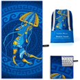 thumbnail image 1 of Microfiber Beach Towels Fast Drying Extra Large 71” x 32” Sand Free Super Lightweight, 1 of 9