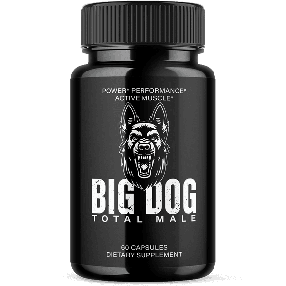 Big Dog Advanced Formula Pills All Natural Vitamum Supplement 60 Capsules