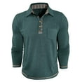 thumbnail image 2 of Jalioing Men's Casual Long Sleeve Shirts Button Collared Golf Shirts Business Fashion Tops with Pocket, 2 of 5