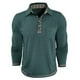thumbnail image 3 of Blusa y camisa de manga larga con cuello vuelto para hombre, informal, a la moda, de color liso, transpirable, de manga larga, con cuello vuelto, de poliéster., 3 of 5