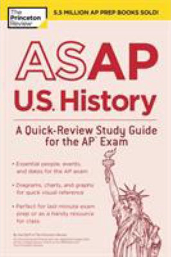 Pre-Owned ASAP U.S. History: A Quick-Review Study Guide for the AP Exam (Paperback) 1524757675 9781524757670