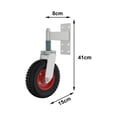 thumbnail image 5 of Roue de Support de Portail à Ressort Roue Pivotante à 360 Degrés Capacité 600lbs, Fiable, 5 of 5