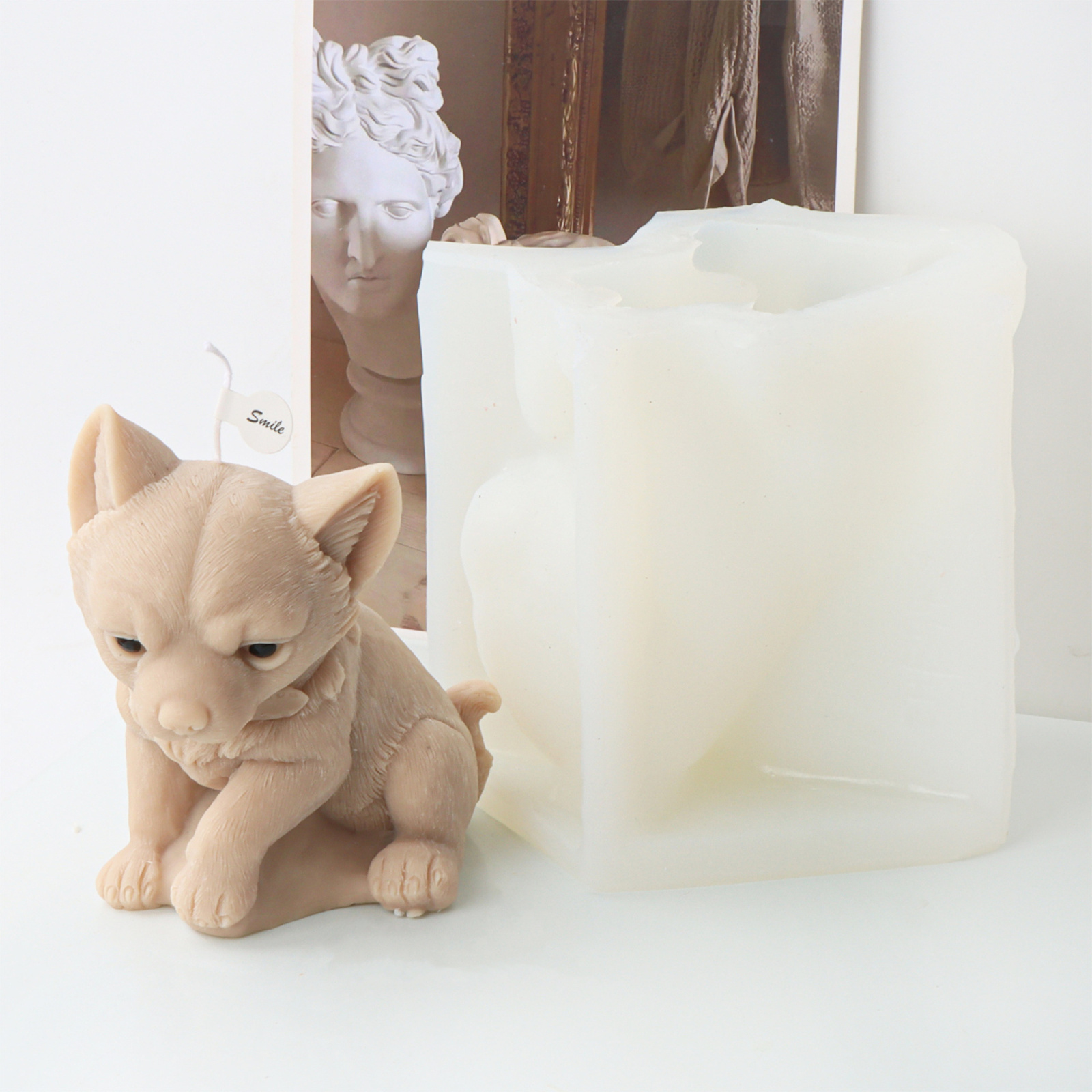 Dog Bear Shaped Silicone Mold for Making Soap Plaster Ornemant Resin Craft Resin Casting Molds