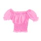 thumbnail image 2 of 1/6 Ropa Femenina Camiseta Con Mangas Abullonadas Que Se Ajusta A La De Rosa roja G Sunnimix miniatura de manga corta, 2 of 8
