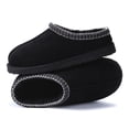 thumbnail image 2 of Zapatillas Gdazzio para mujer, fuzzy, acogedoras, negras, 2 of 8