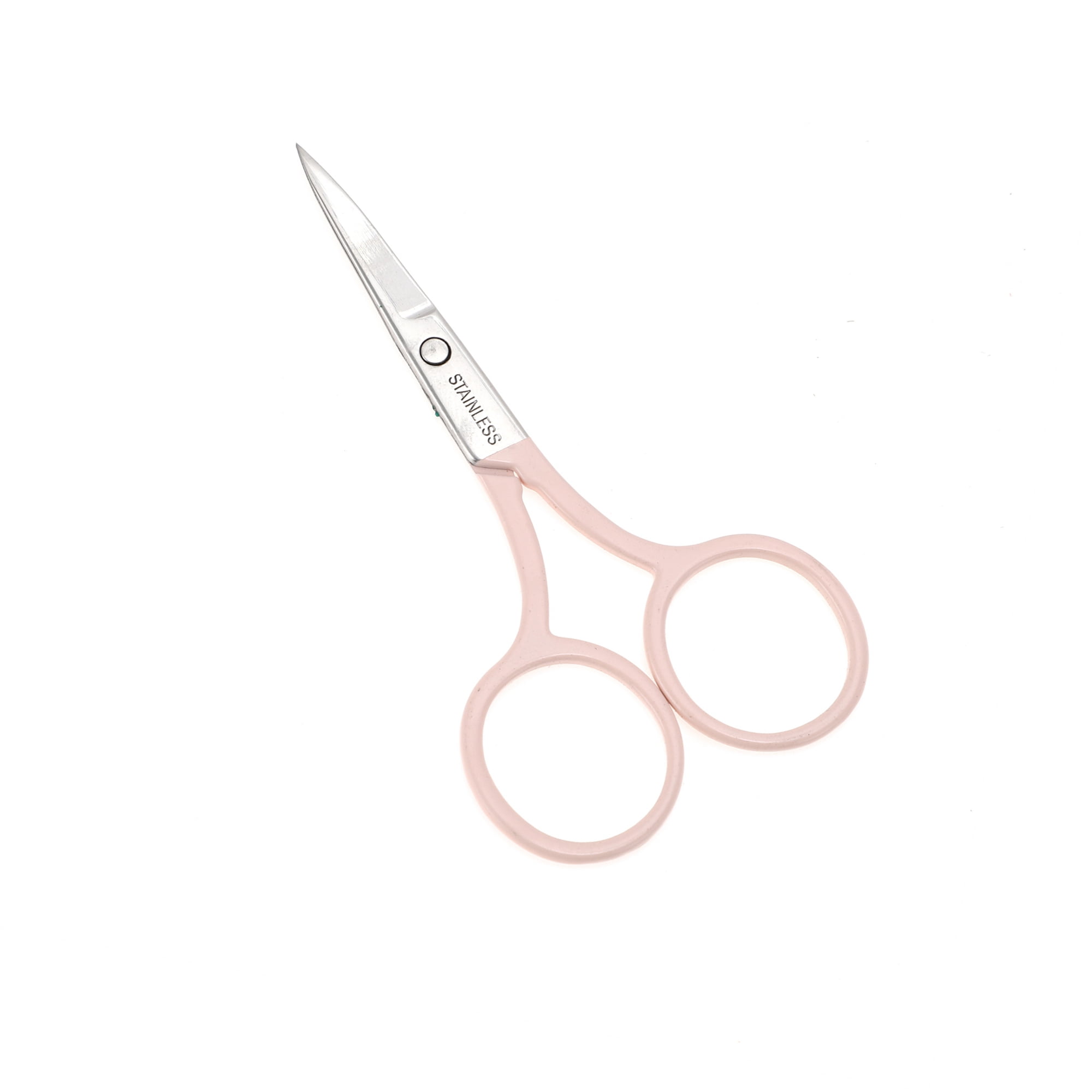 Unique Bargains 1 Pc 2.0 Embroidery Scissors Grooming Bathroom Gradual Pink