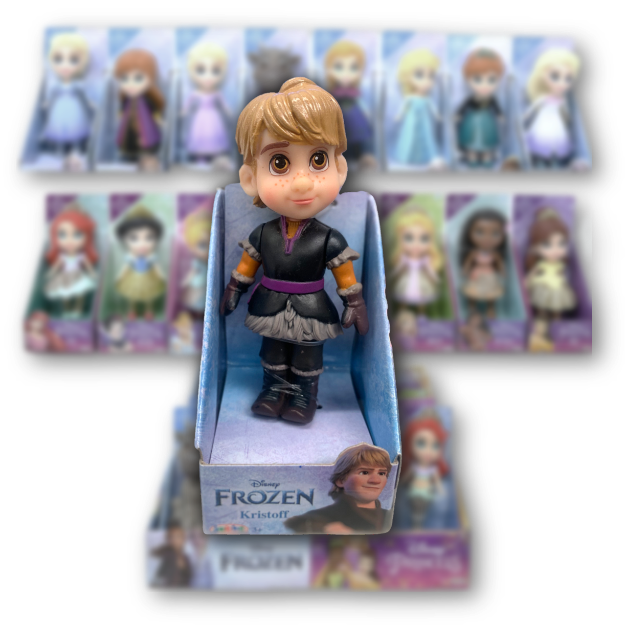 Disney Frozen KRISTOFF Mini Toddler DOLL Poseable Figure Toy Elsa Anna Olaf Sven 