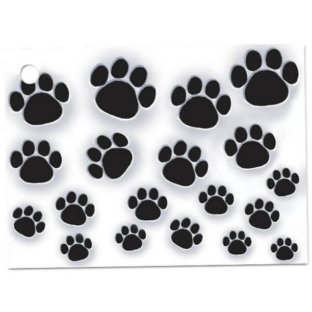 Paw Print Gift Tags - 3 3/4in. x 2 3/4in. - 6/Pack (44109) - Walmart.com