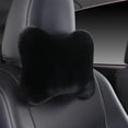 thumbnail image 1 of Soft Car Seat Neck Rest Pillow Headrest Plush Warmth Neck Support Comfort, 1 of 8
