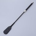 thumbnail image 2 of PU Leather Riding Crop Straight Leather Handle Flogger Horse Whip Black 35cm 45cm, 2 of 8
