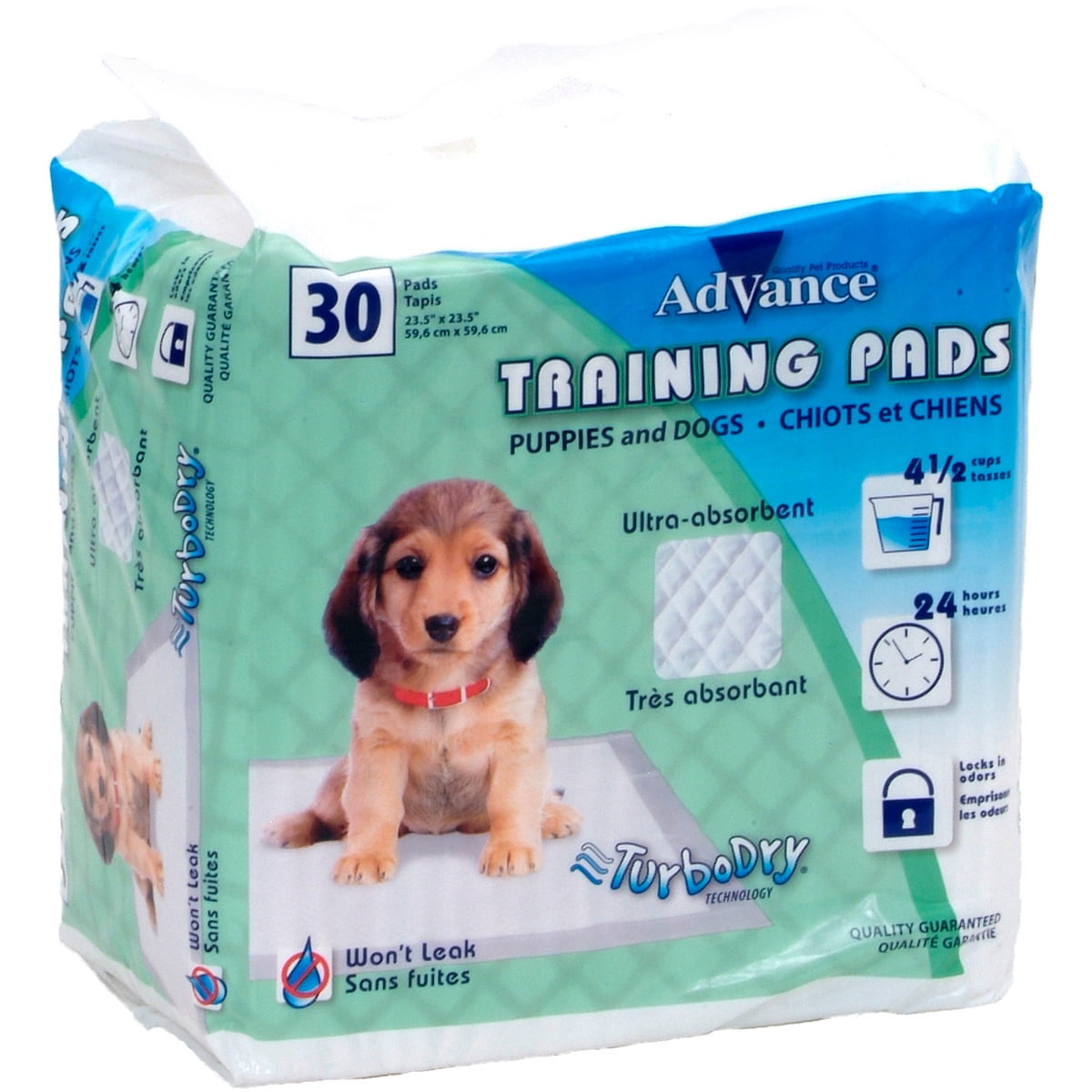 Advance Dog Training Pads With Turbo Dry Technology 30/Pkg Walmart Canada