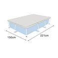 thumbnail image 1 of Bgsha Swimming pool cover garden waterproof sunscreen dustproof pool cover silver, 1 of 8