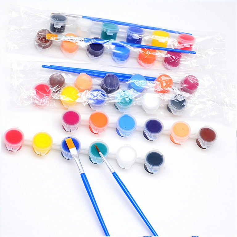 Summersoap Mini Acrylic Color 12 colors Paint Set (3mlx12) Mix Color  Activity Additional Basic Color for