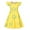 A03681-Yellow, variant on Benylion Little Girls Disgust Joy Costume Cartoon Party Cosplay Dress up for Kids Flutter Sleeve Dress Outfits for 7-8 Years