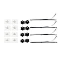 thumbnail image 1 of Correas de seguridad para TV, a prueba de bebés, ajustables, portátiles, para muebles, kit de anclajes de pared para TV, estanterías y televisores de 4 piezas, 1 of 8