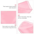thumbnail image 3 of Yageerya 5pcs Satin Napkins Comfortable Satin Fabric Table Napkin Washable Cloth Napkins for Party Festival, 3 of 3