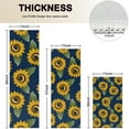 thumbnail image 4 of Blue Sunflower Leaf Pattern Kitchen Rugs Sets Of 3,Kitchen Runner Rugs Non Skid Washable,Decorative Kitchen Floor Mats for Kitchen,Sink,Laundry,17"x30"+ 17"x47" + 17"x59", 4 of 6