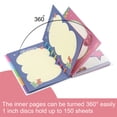 thumbnail image 4 of Uxcell 55 Pcs Discbound Expansion Discs, Clear Round Shape, 1-1/2" OD and 0.2" Thick, 4 of 6