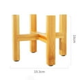 thumbnail image 6 of Visland Plant Stand Wood Flower Pot Holder (Plant Pot NOT Included) Potted Stand Indoor Display Rack Rustic Decor, for Indoor and Outdoor House, 6 of 7