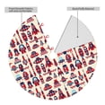 thumbnail image 2 of Lsque Rocket Pattern Print Christmas Tree Skirt, Tree Skirt with Ties or Velcro, Perfect for Holiday Decorations, Halloween, and New Year-36", 2 of 7