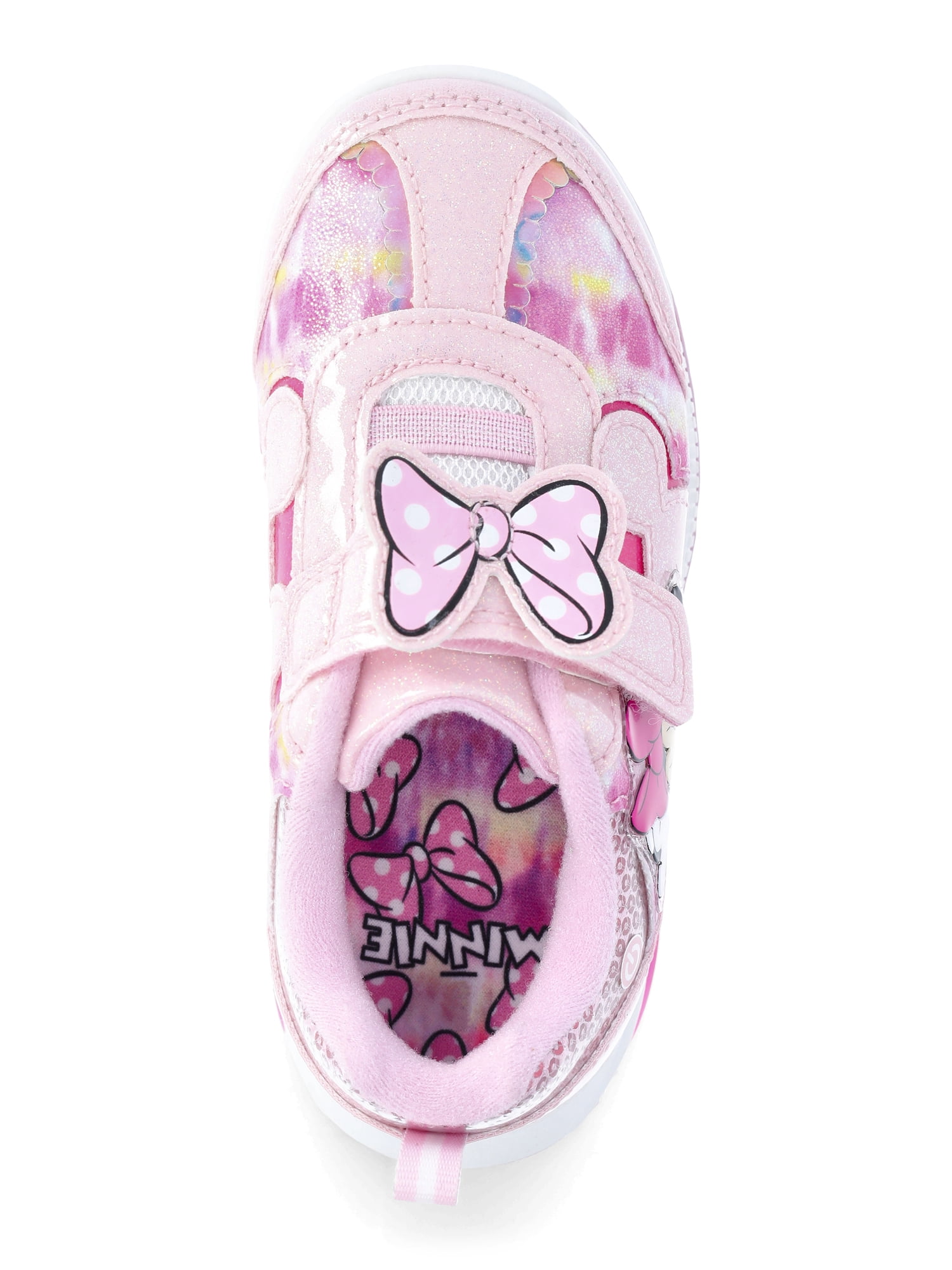 Disney Minnie Mouse Toddler Girls Light Up Athletic Sneaker