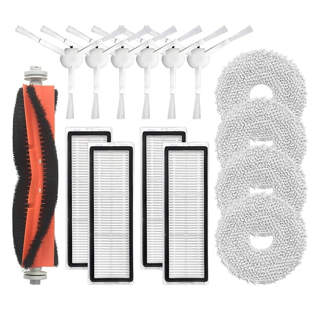 Kit de accesorios de 15 Uds para paño de fregona con filtro de cepillo lateral principal Xiaomi