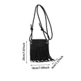 thumbnail image 5 of YUNAFFT Western Style Fringe Crossbody Bag with Single Shoulder Strap for Women, 5 of 7