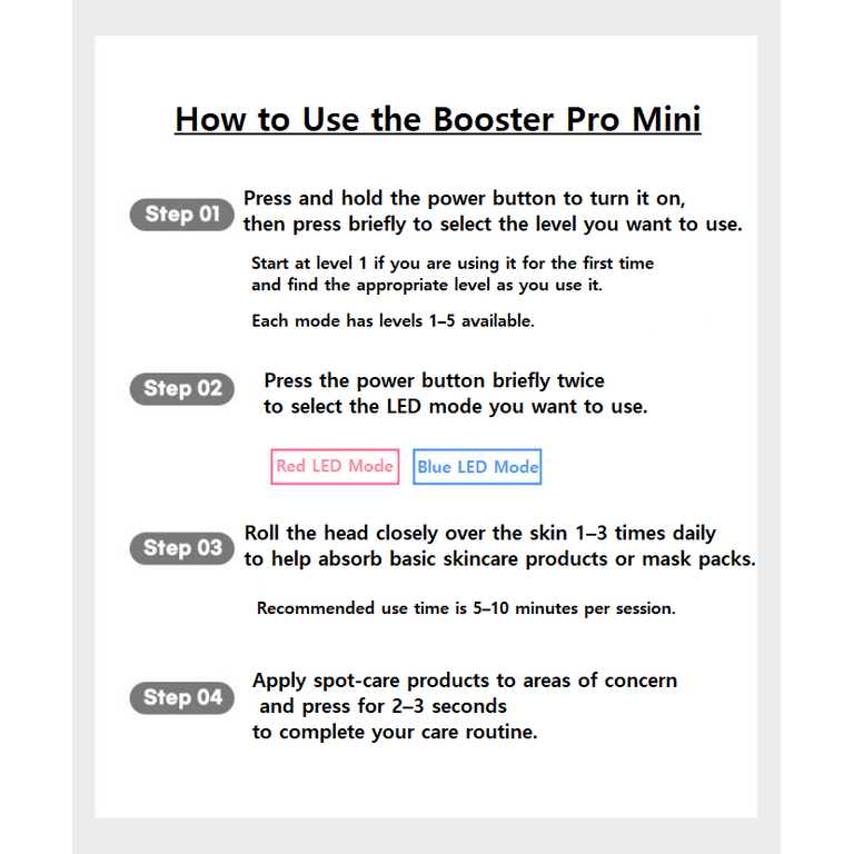 Medicube Age-R Booster Pro Mini Skin Toning Device with