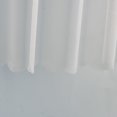 thumbnail image 3 of 2 Piece Elegant Faux Silk Dual Color Splicing Sheer Window Valance,Rod Pocket Curtain for Kitchen, Café, Dining, and Bathroom Decor, 3 of 6