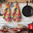 thumbnail image 6 of Colorful Summer Fruits Kitchen Towels Set of 3, Watercolor Fruits Absorbent Dish Towels for Kitchen, Microfiber Hand Towel, Quick Drying Tea Towel for Cleaning Decorative Dishcloths, 6 of 7