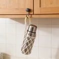 thumbnail image 6 of Uuiauoio Handwoven Drink Carrier with Handle, Eco Friendly Reusable Single Cup Holder Netting Bag for Travel Coffee Cup Hanging Carry, Cruise Drink Caddy & Decorate Your Cup, 6 of 6