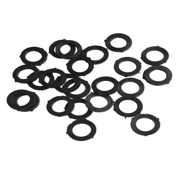 ICERUN 50pcs Rubber Hose Pipe Washers Garden Faucet Tabs Seals O Rings Seal Rings For Garden Hoses Faucets Sprinklers