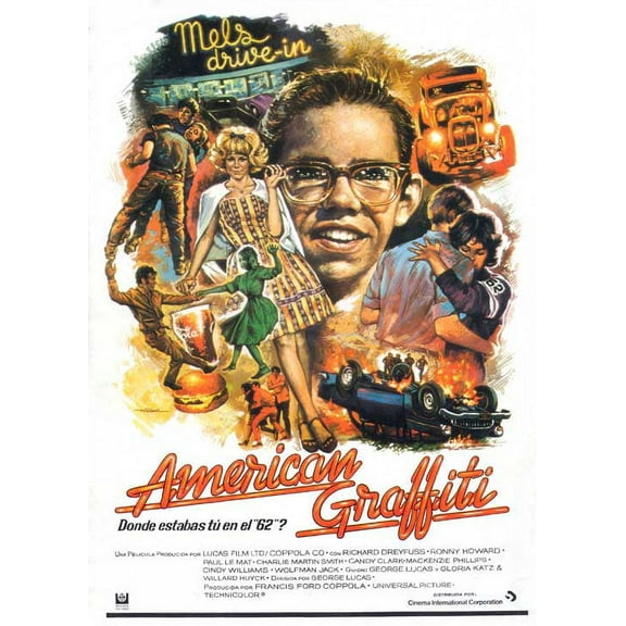 American Graffiti Movie Poster Print (27 x 40) - Item # MOVCB20704