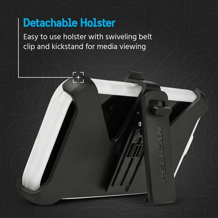 Pelican - Voyager Antimicrobial Hardshell Case for with MagSafe for Apple iPhone 14 Pro Max - Clear