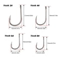 thumbnail image 2 of Anzuelo curvo de carpa para accesorios de pesca de carpa/equipo/equipo (8) 8 piezas, 2 of 2