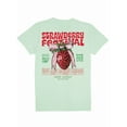 thumbnail image 2 of Simply Southern Strawberry Bow Mint T-Shirt, 2 of 5