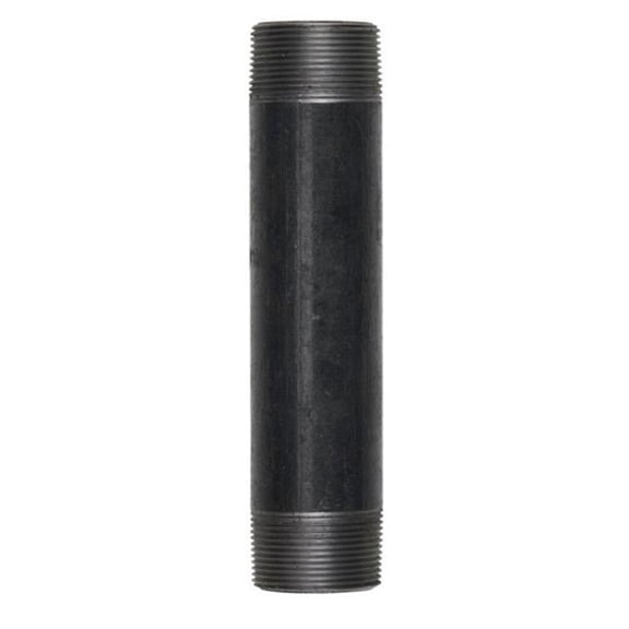 Anvil 8700137758 Steel Pipe Nipple, Black, 3/8" x 3-1/2"